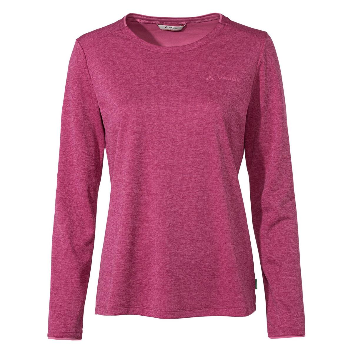 Vaude Essential Langarm T-Shirt Damen rich pink
