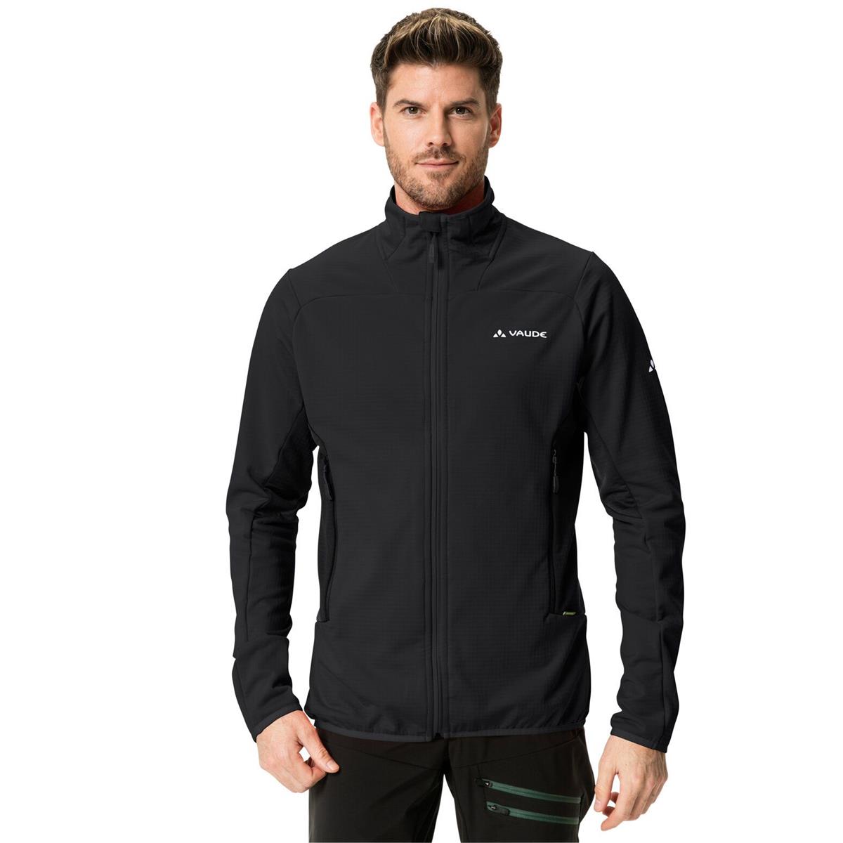 Vaude Monviso Fleece Jacke Herren black