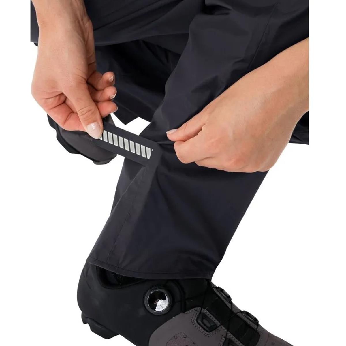 Vaude - Drop II Regenhose Damen short - black /black