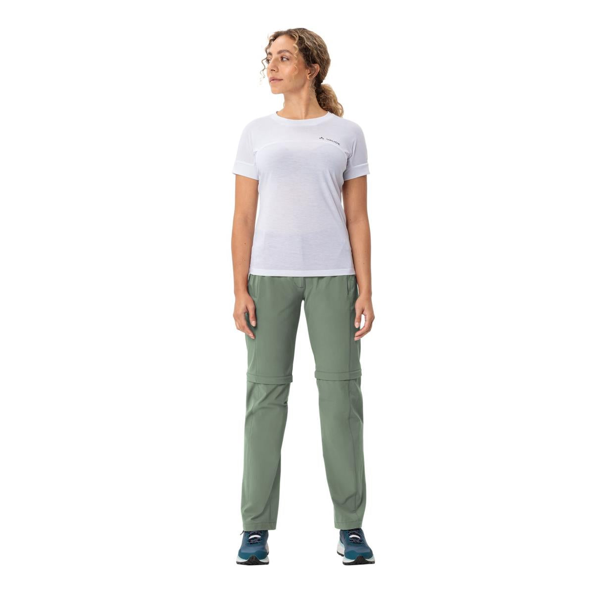 VAUDE - Farley Stretch Zip-off T-Zip III Hose Short Damen - Agave
