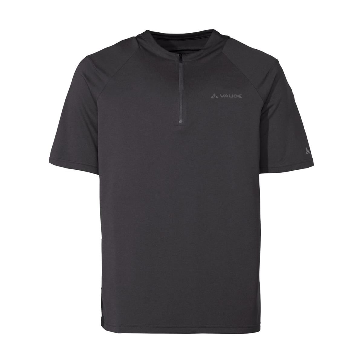 VAUDE - Tremalzo Q-Zip Fahrrad Shirt Herren - Phantom black