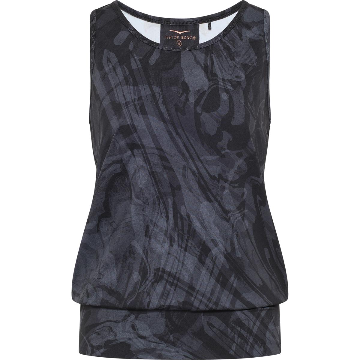 Venice Beach Shay Tanktop AOP floating ink black