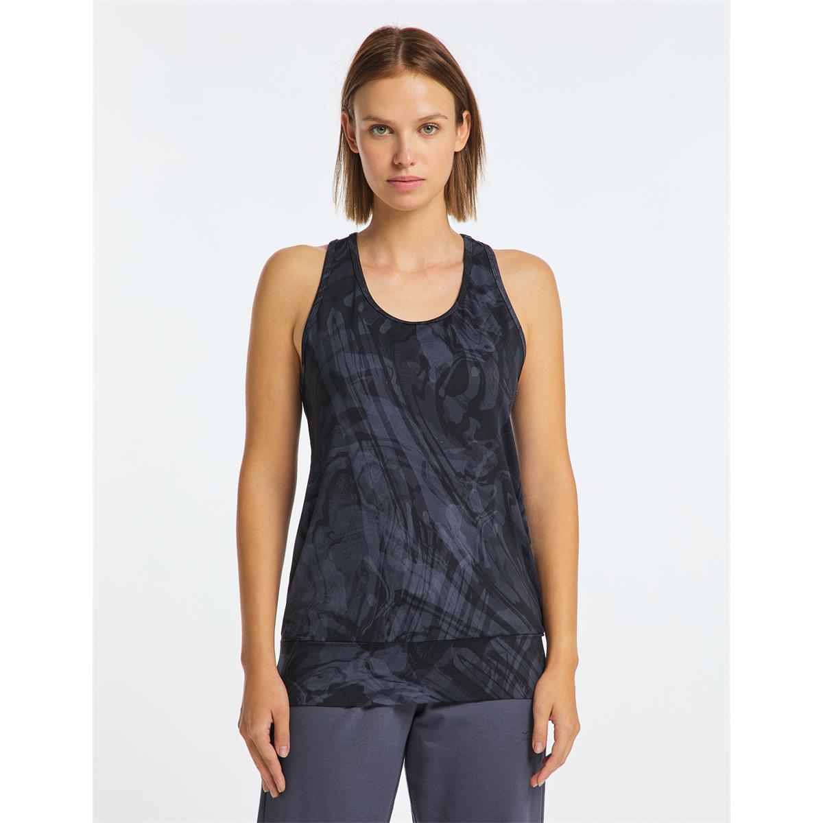 Venice Beach Shay Tanktop AOP floating ink black