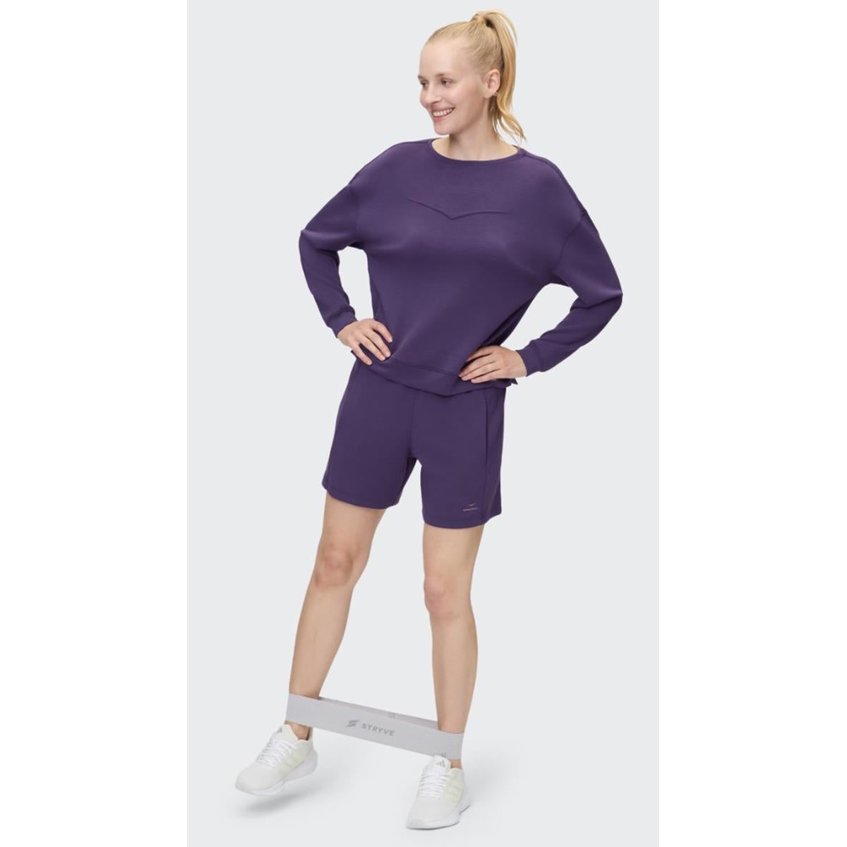 Venice Beach Hayley Sweatshorts eggplant