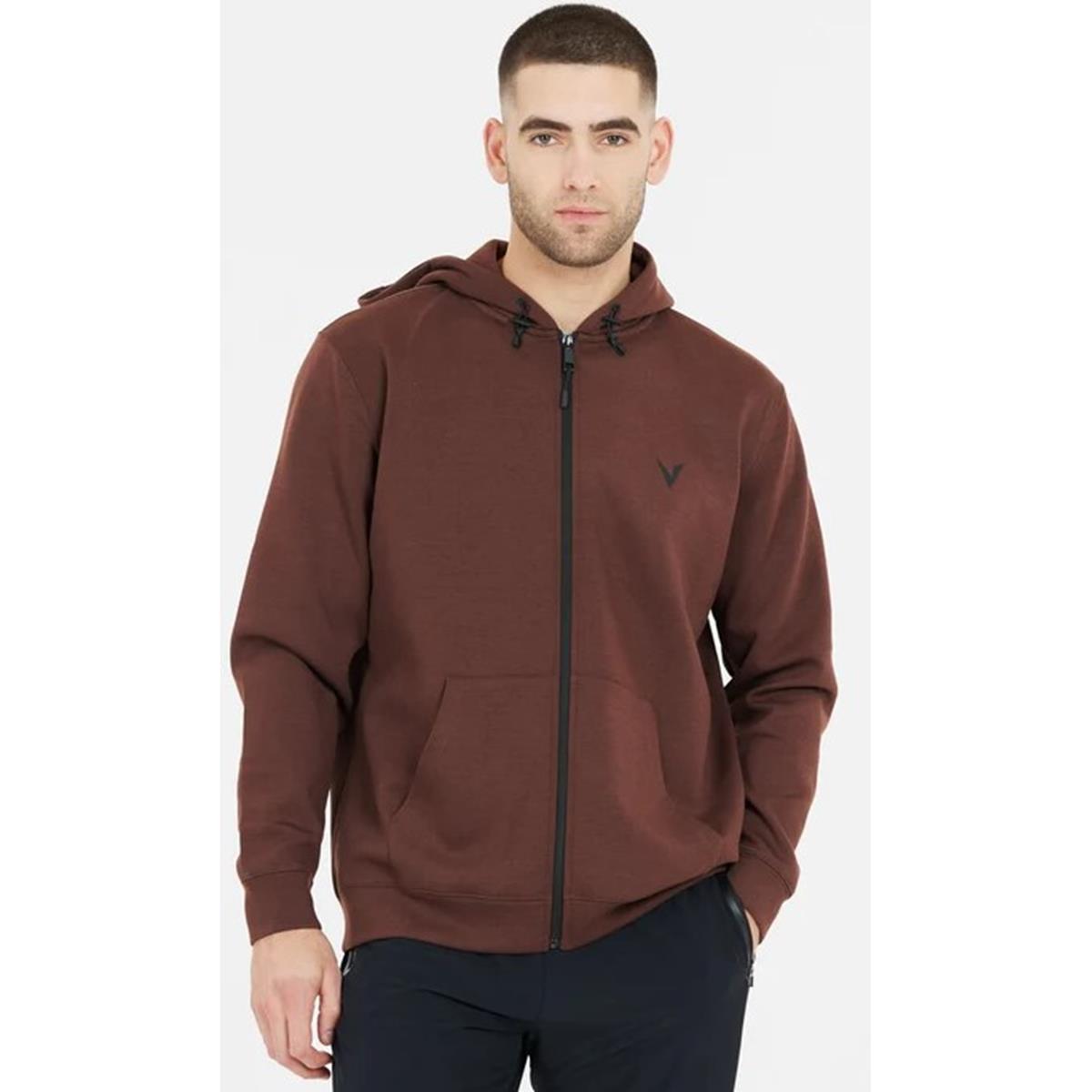 Virtus - Taro M Technical Full-Zip Hoody - Puce - Herren