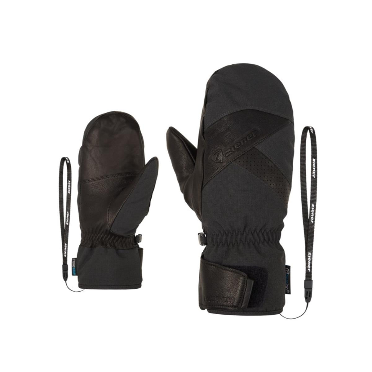 Ziener - GETTERO AS® AW MITTEN glove ski alpine - grey iron tec