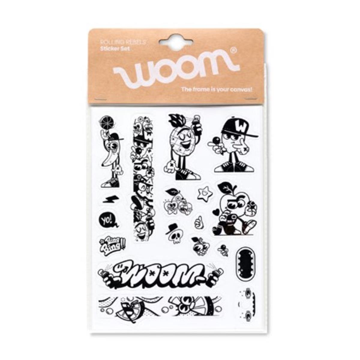 Woom Rolling Rebels Sticker-Set