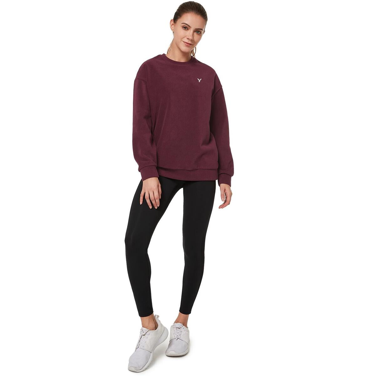 Yvette Damen Pullover Kate Wine