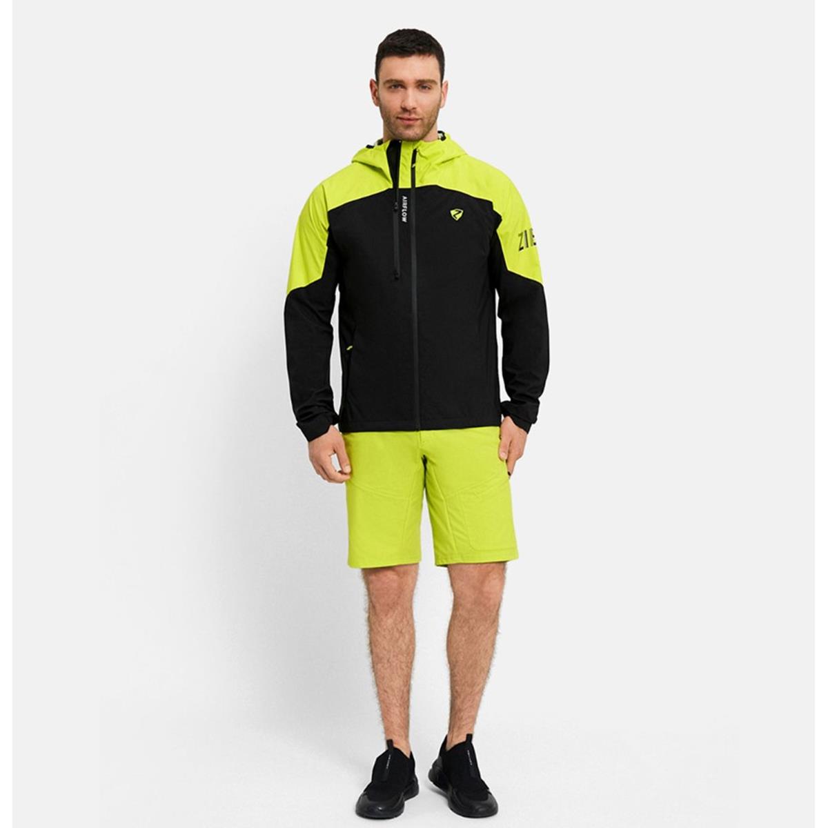Ziener Nemil-Z Jacket Man black bitter lemon Herren Radjacke