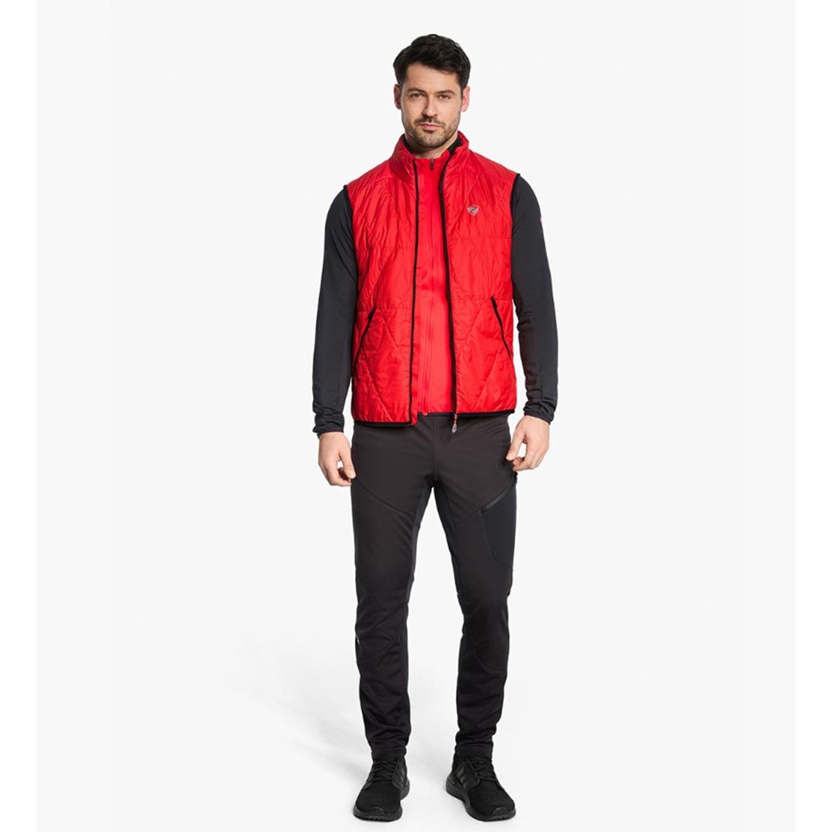 Ziener Nario-Z red Herren Weste