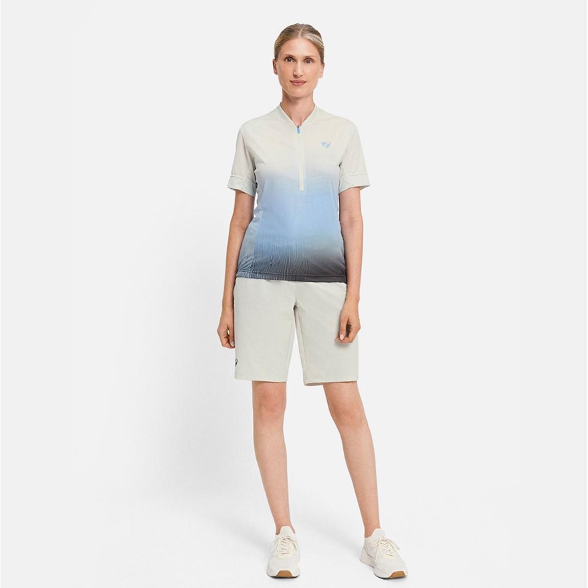 Ziener Nilsa X-Funktion shorts lady white fog Damen Radhose