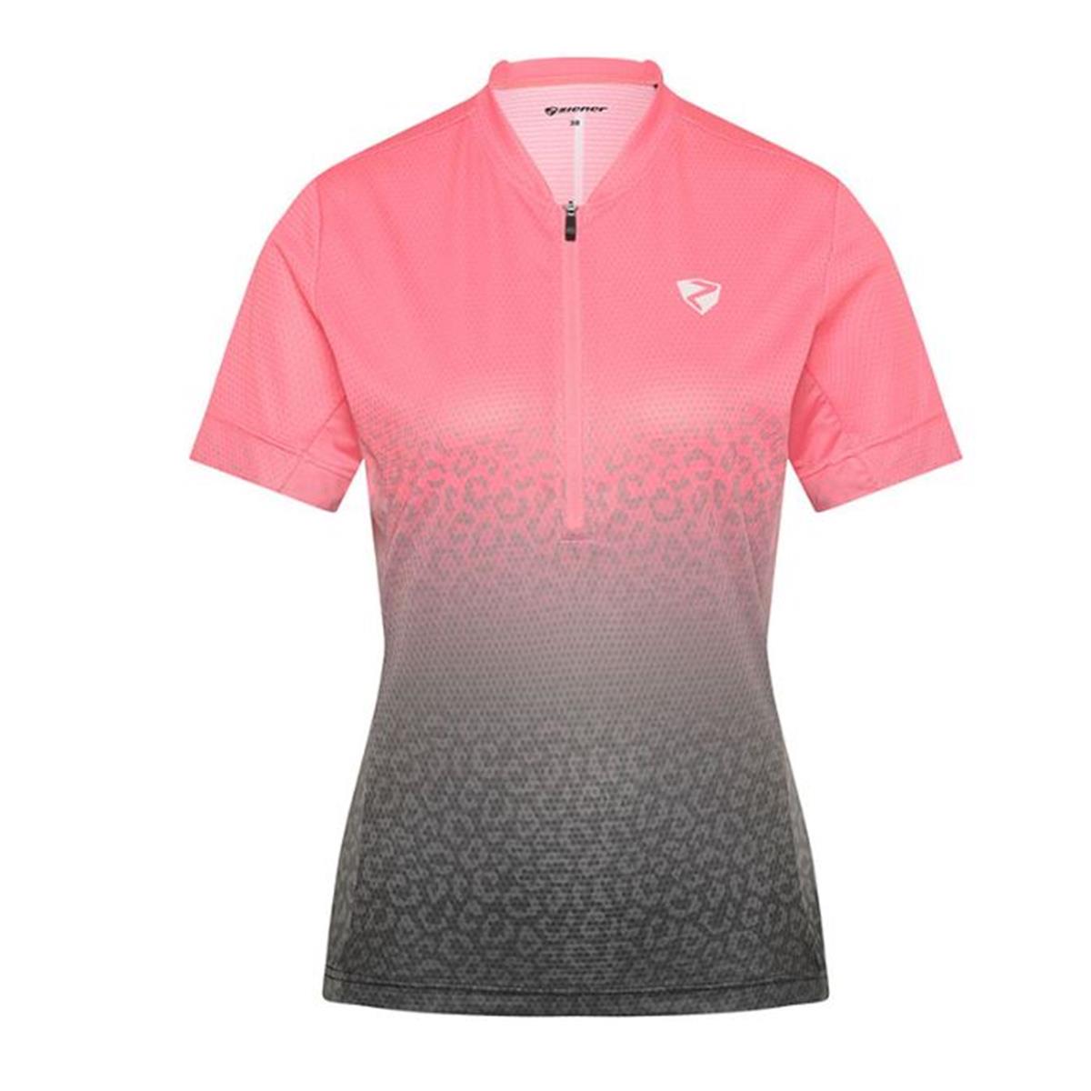 Ziener Nelenia lady black strawberry sorbet Damen Radtrikot