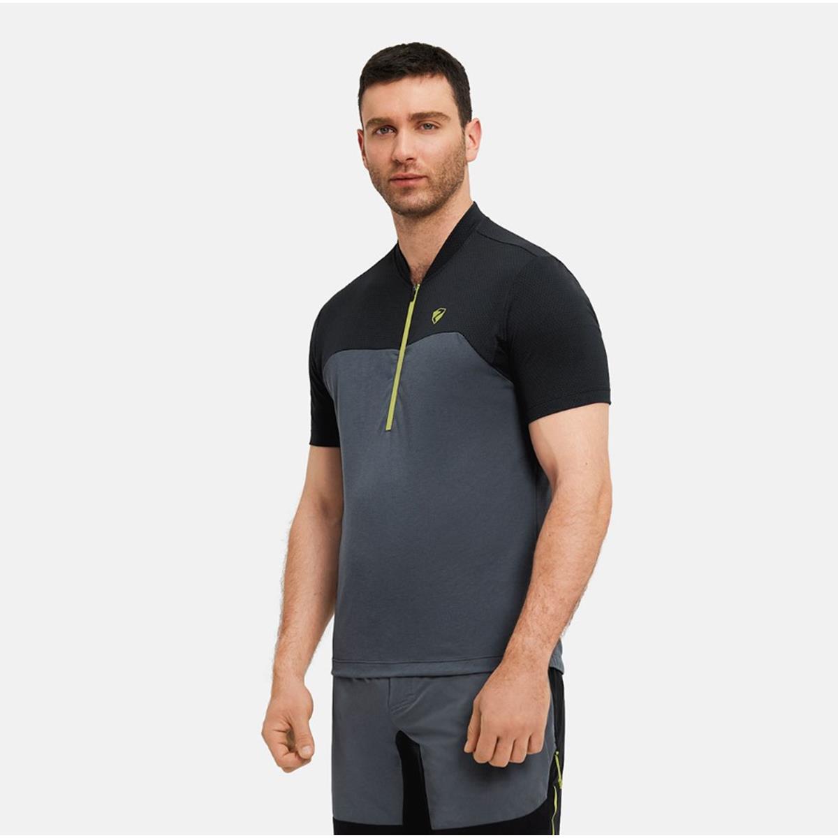 Ziener Narius-Z Shirt Man grey Herren Radtrikot