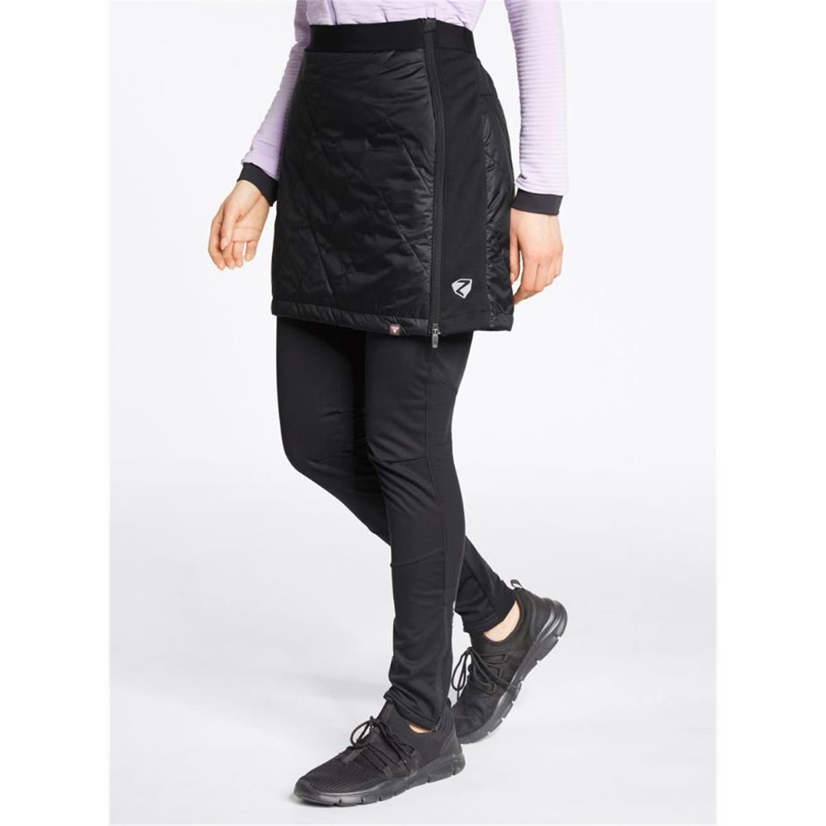 Ziener Nima Lady skirt active black Damen Rock