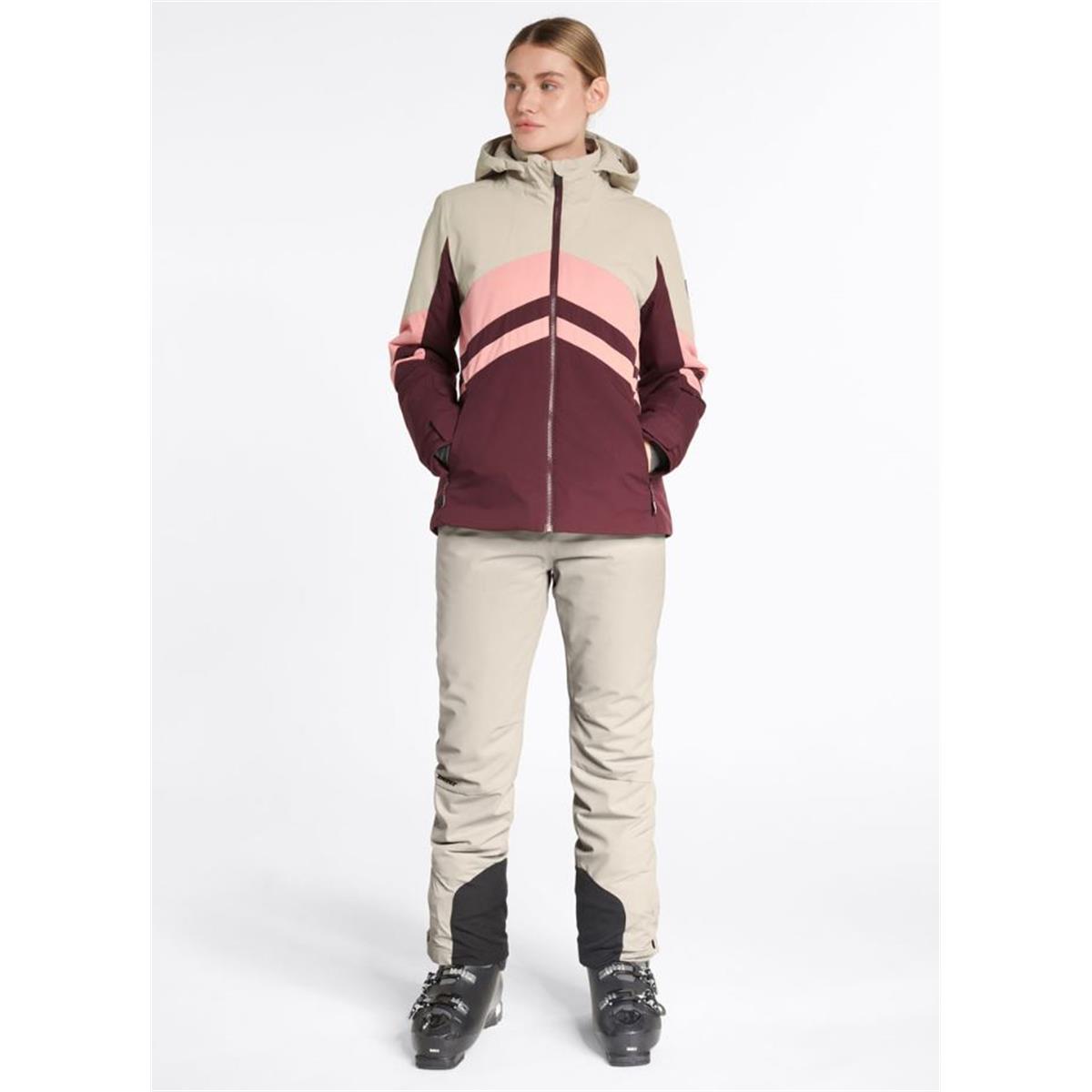 Ziener Telia lady velvet red silver beige dob Damen Skijacke