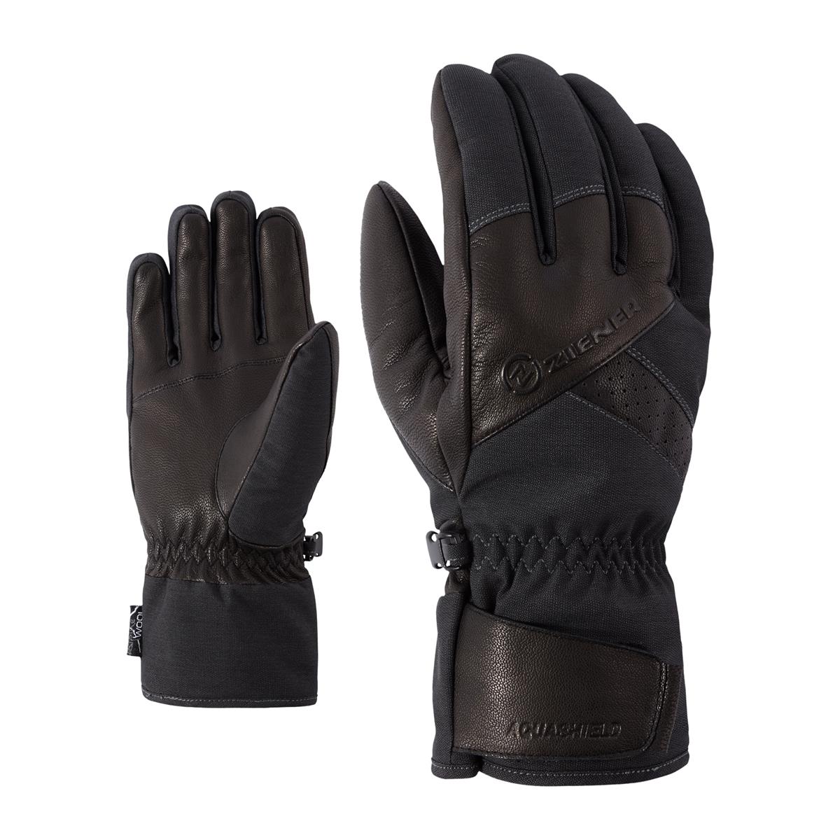 Ziener Getter AS AW Glove Ski Alpine grey iron tec