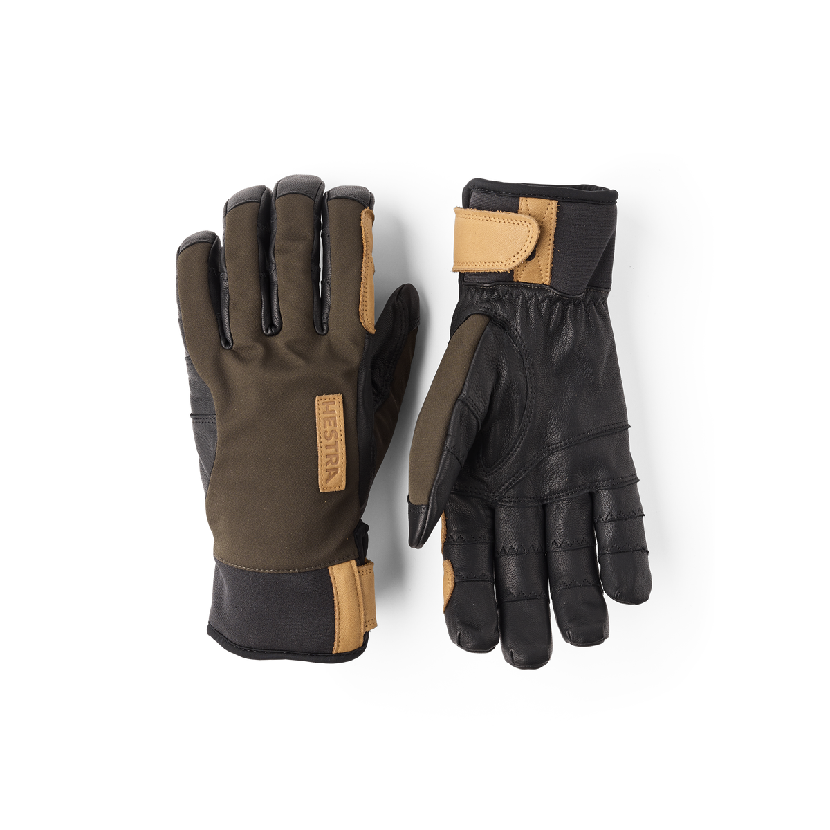 Hestra Ergo Grip Active Wool Terry - 5 finger dark forest