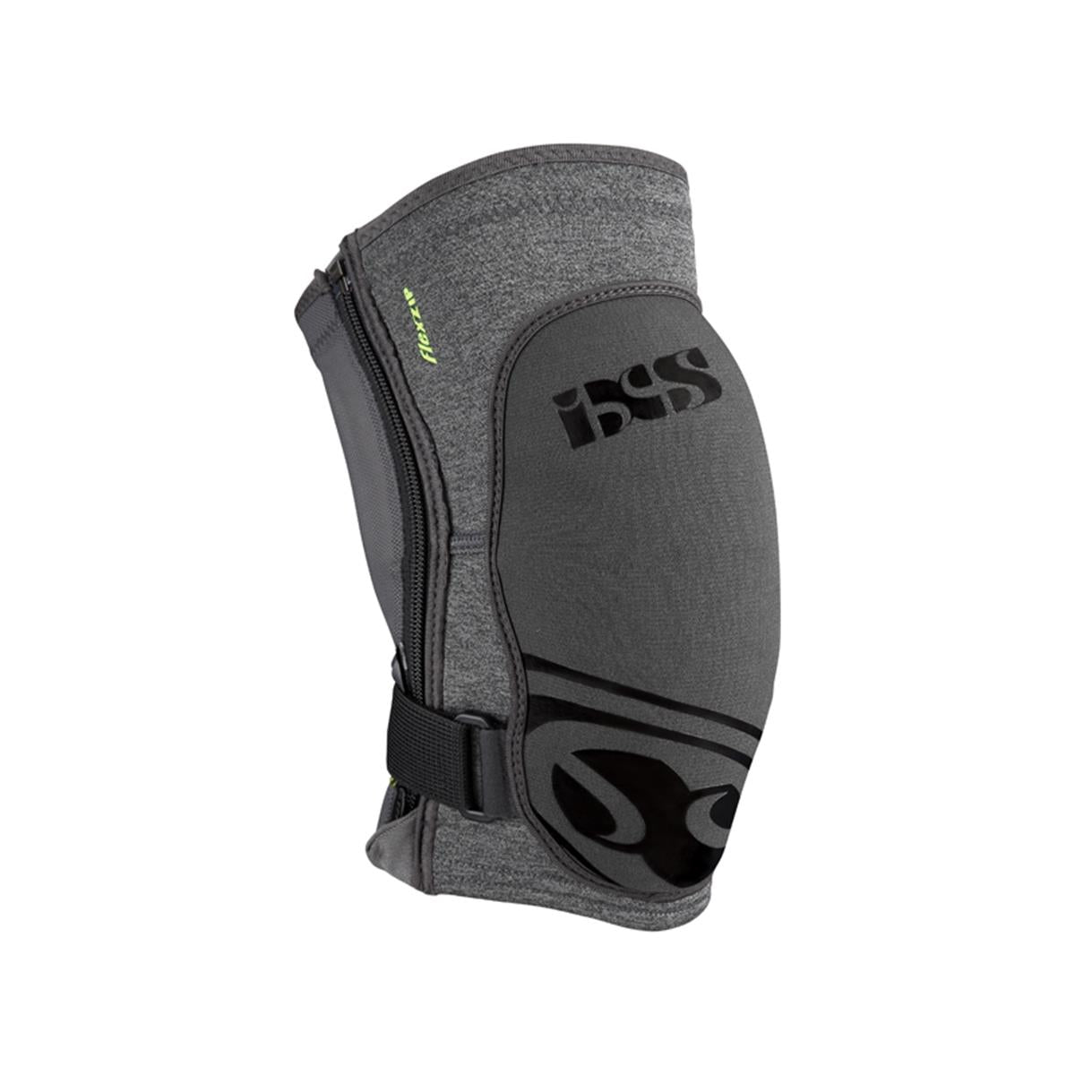 iXS Flow Zip Knee Guards - grey