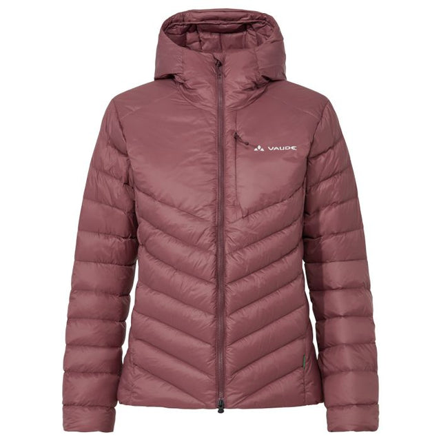 Vaude Monviso Down Hooded Jacket Damen Ruby Dusk