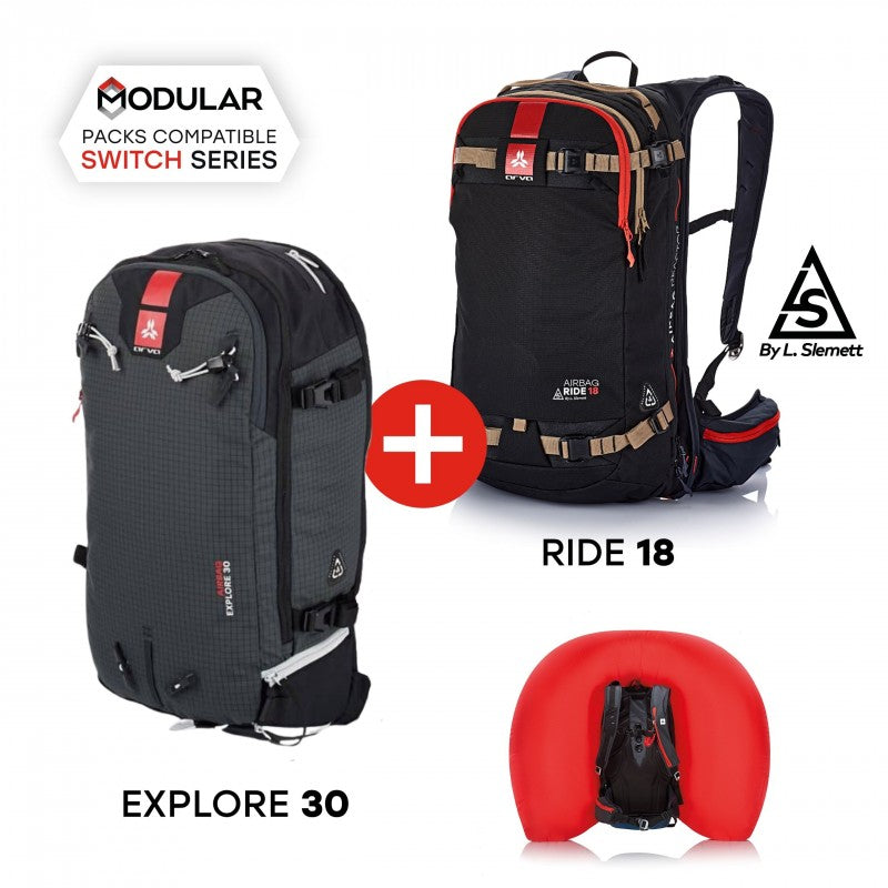 Arva Switch Mixed Bundle Ride 18 + Explore 30