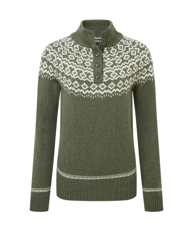 Sherpa Shanta button down Pullover