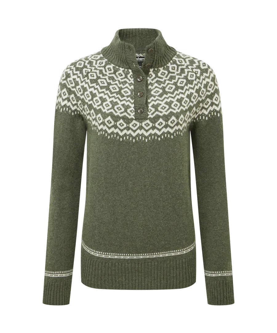 Sherpa Shanta button down Pullover