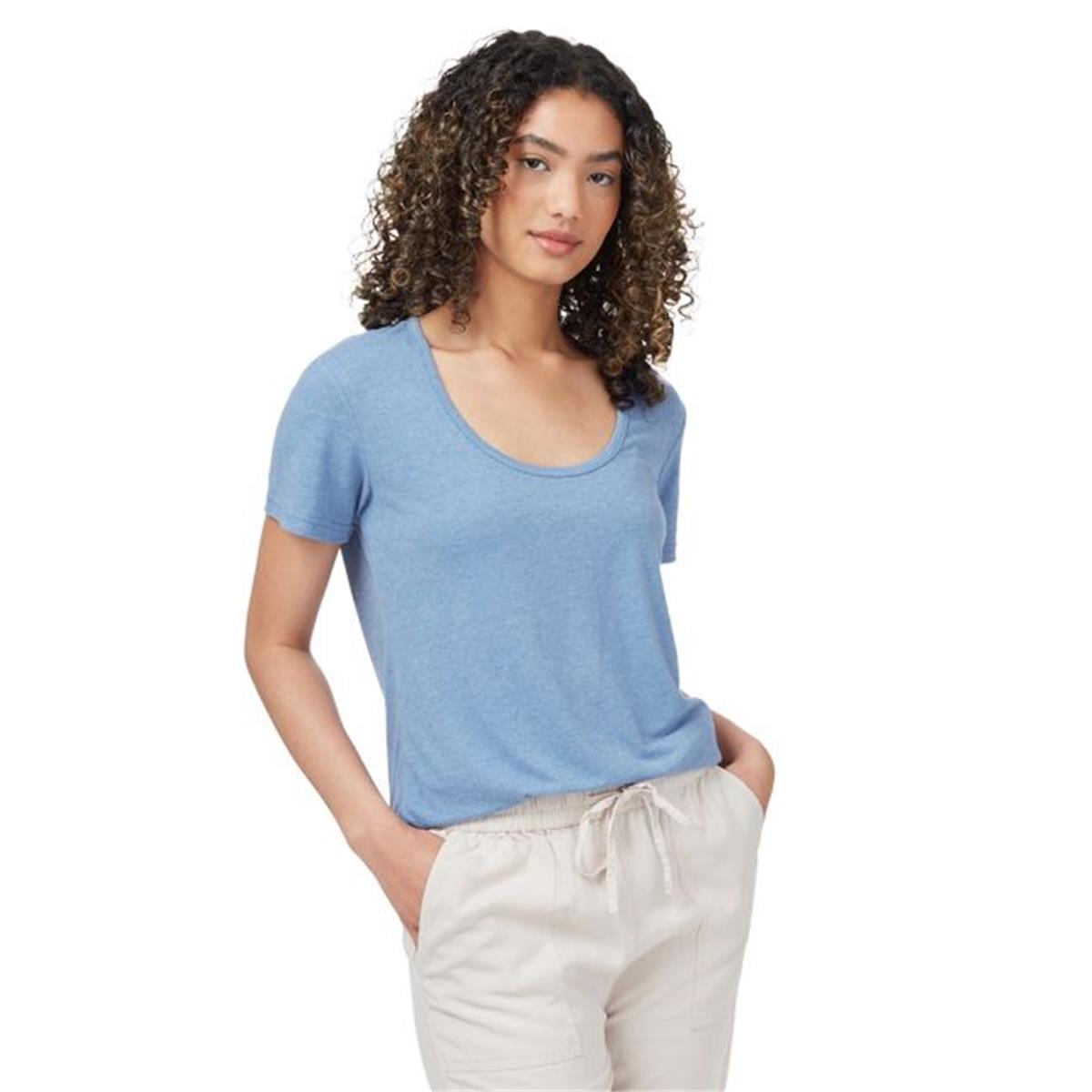 tentree Hemp Scoop Neck W riverside