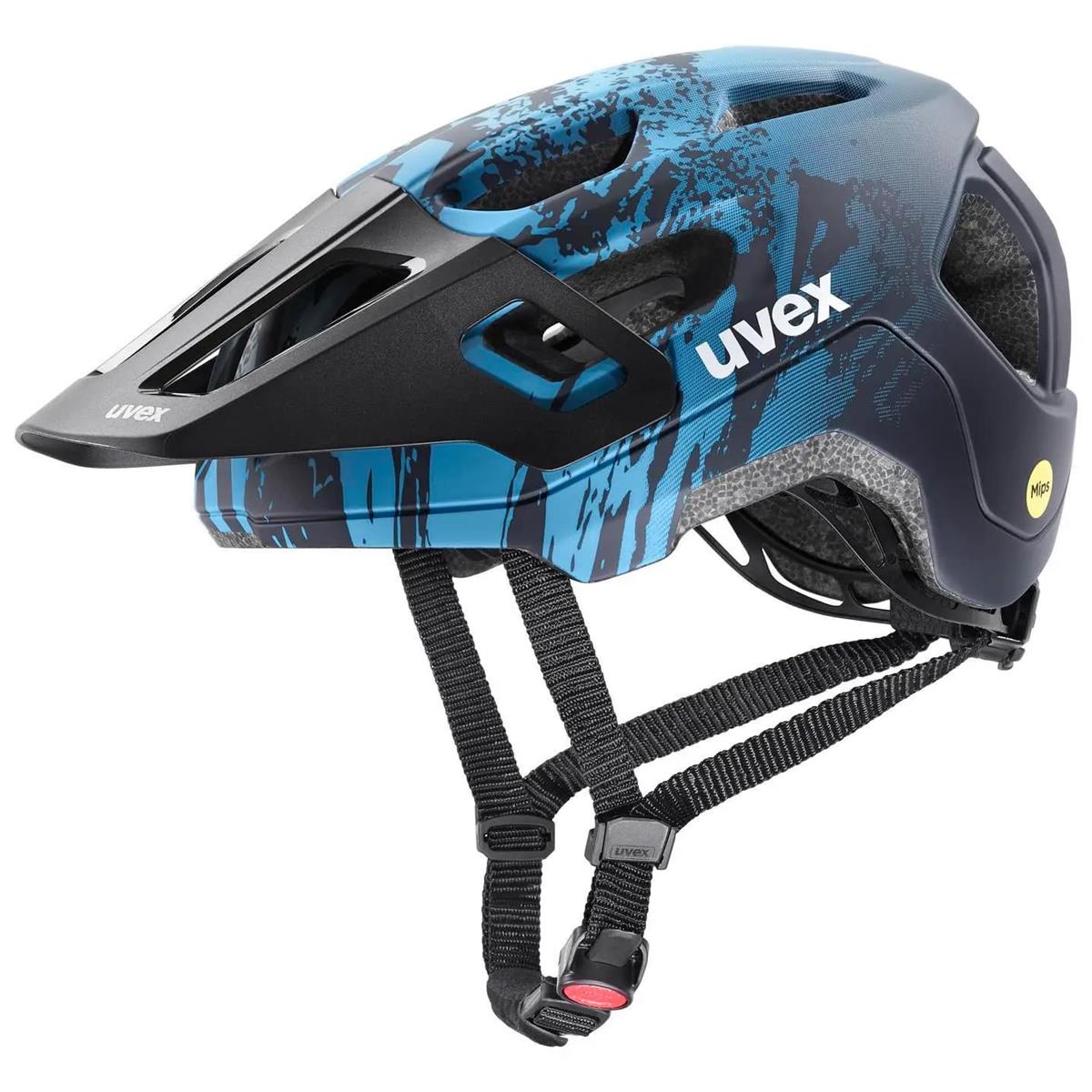 uvex react jr. MIPS azure-deep space matt