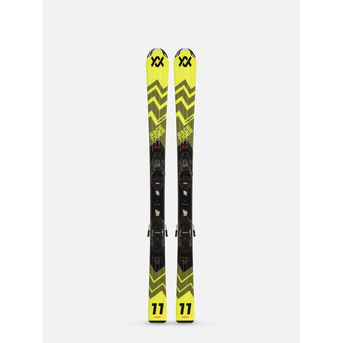 Völkl Racetiger Junior yellow + 4.5 VMotion Junior (110-120cm) 2024 2025