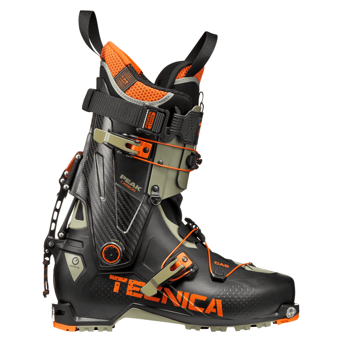 Tecnica Zero G Peak Carbon - black/camp green