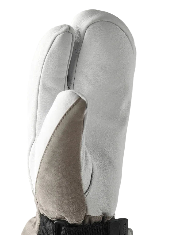 Hestra Heli Ski Female - 3 finger - khaki/offwhite, Bild 2 von 5