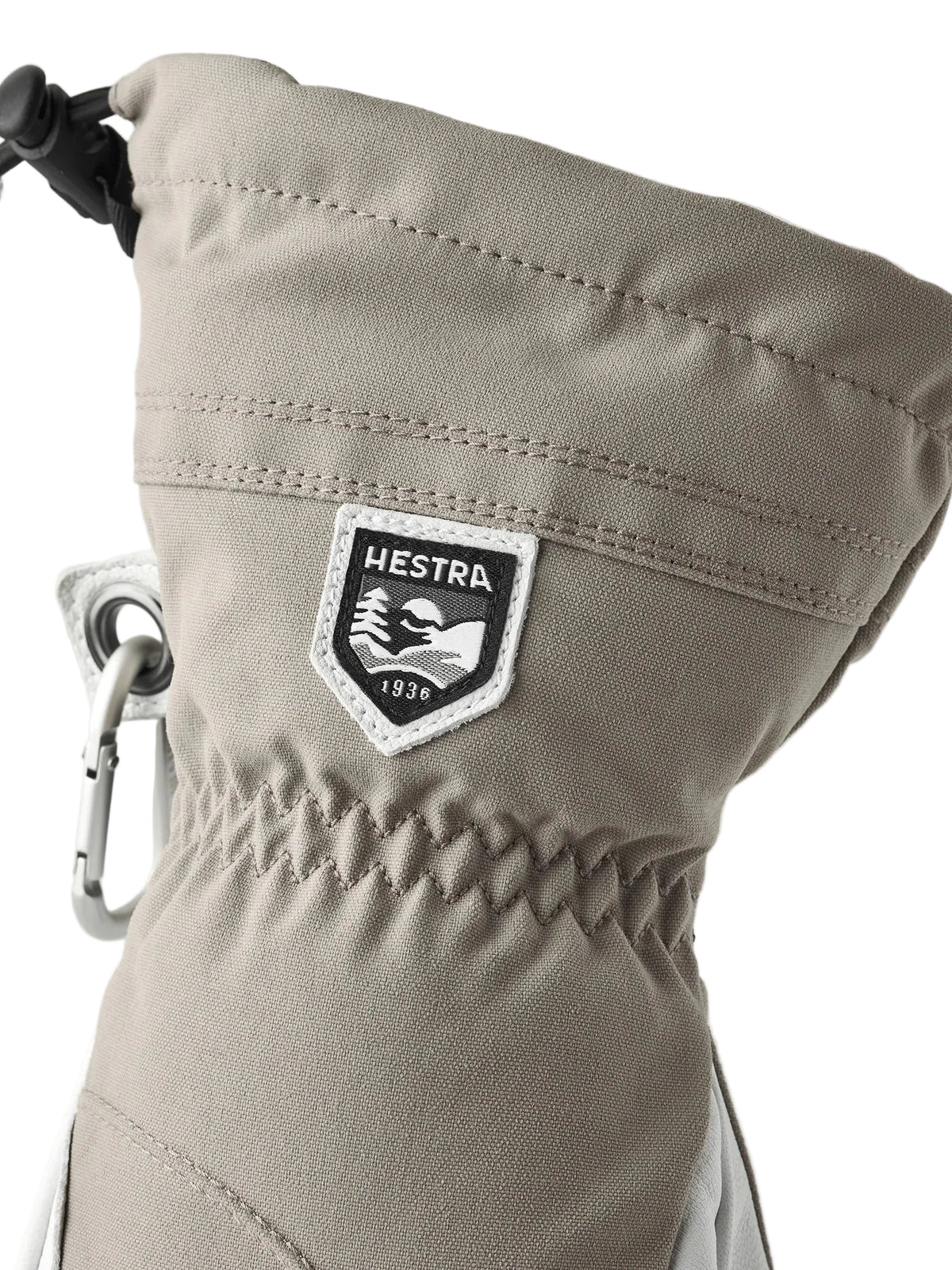 Hestra Heli Ski Female - 3 finger - khaki/offwhite
