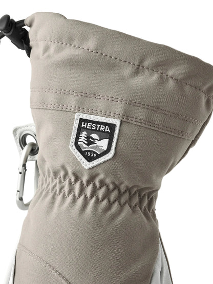 Hestra Heli Ski Female - 3 finger - khaki/offwhite