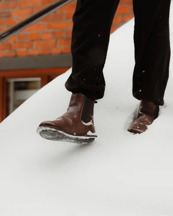 HELSINKI Shearling Trek cocoa brown
