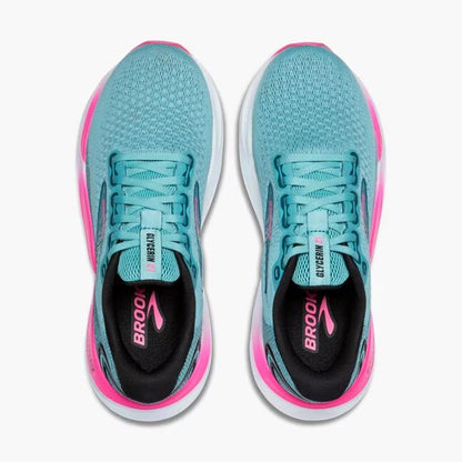Brooks Glycerin Damen Laufschuhe Marrocean Blue Aqua Pink