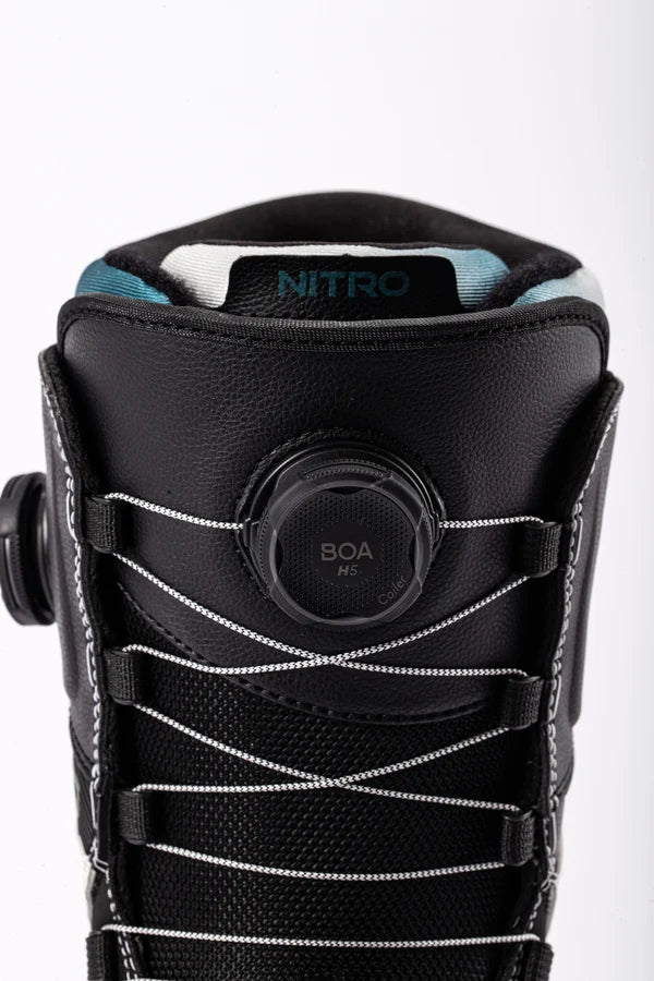 NITRO Snowboardschuhe Team Boa Boots white-black