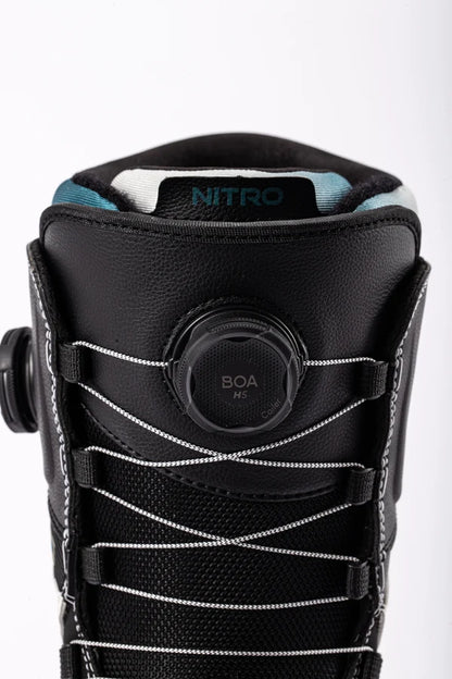 NITRO Snowboardschuhe Team Boa Boots white-black