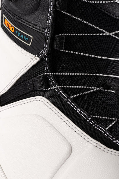 NITRO Snowboardschuhe Team Boa Boots white-black