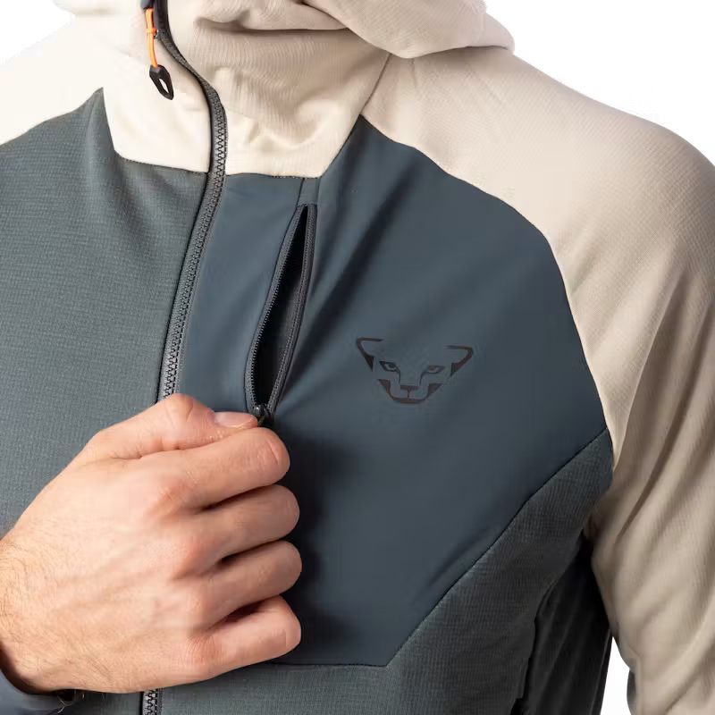 Dynafit Radical Wool Kapuzenjacke - overcast