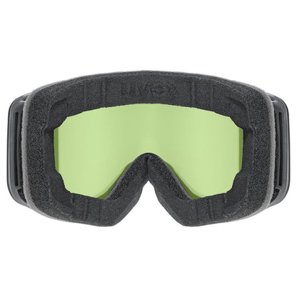 Uvex Skibrille Pwdr FM black matt dl/pink-clear