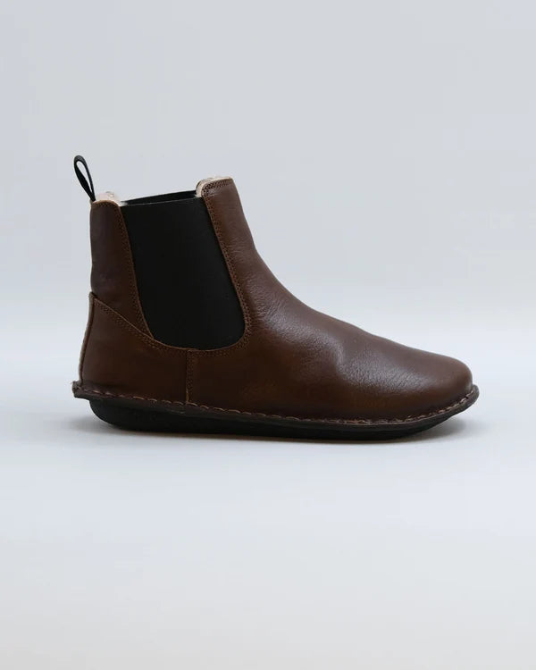 HELSINKI Shearling Trek cocoa brown