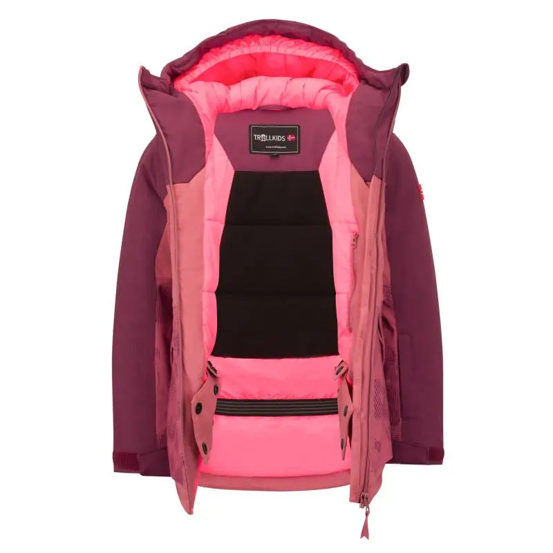 TROLLKIDS Lifjell Jacket XT Girls frozen berry/deep ruby