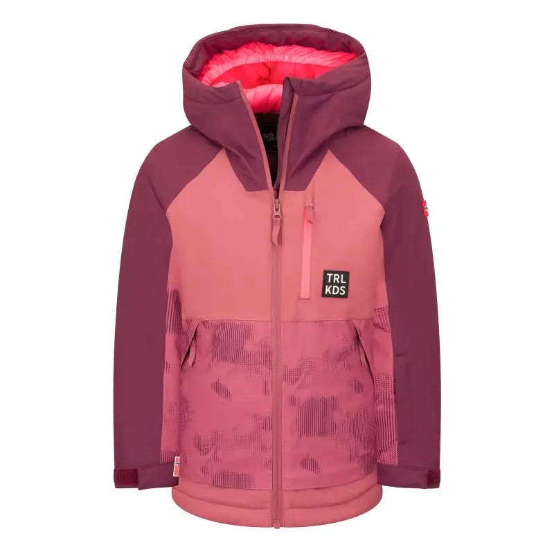 TROLLKIDS Lifjell Jacket XT Girls frozen berry/deep ruby