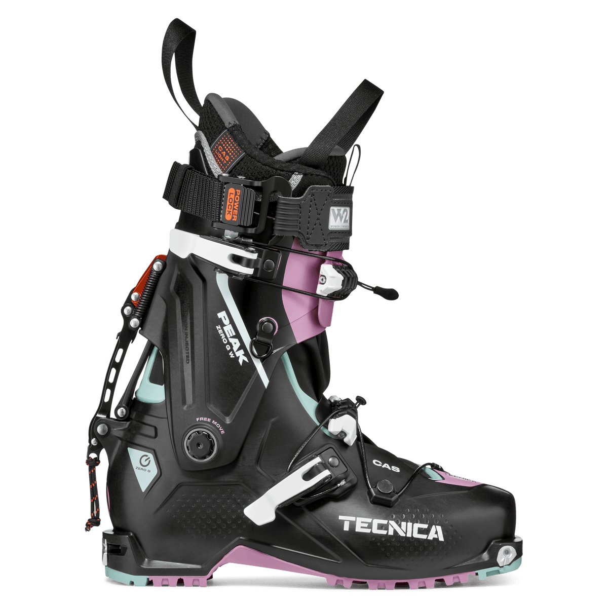 Tecnica Zero G Peak W - black/progres. pink