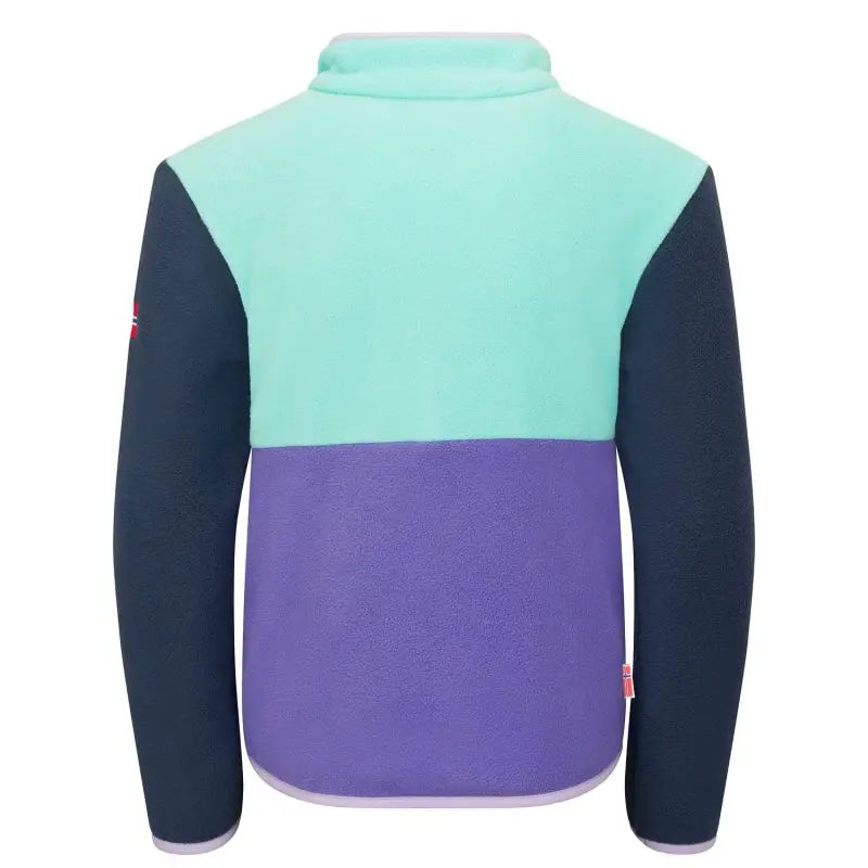 TROLLKIDS Fleecejacke Flekkefjord Half Zip wisteria purple/aqua mint