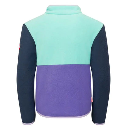 TROLLKIDS Fleecejacke Flekkefjord Half Zip wisteria purple/aqua mint
