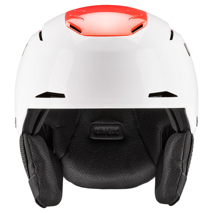 Uvex Skihelme Resolution SL white-elect red