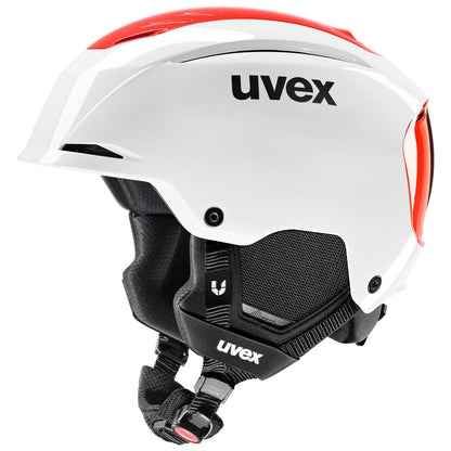 Uvex Skihelme Resolution SL white-elect red