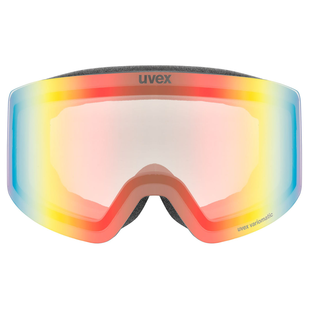 Uvex Skibrille Provoqe V black matt dl/rainbow