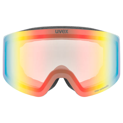 Uvex Skibrille Provoqe V black matt dl/rainbow